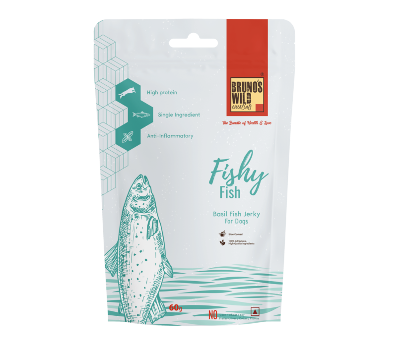 Fishy Fish - Basil Fish Jerky 60g