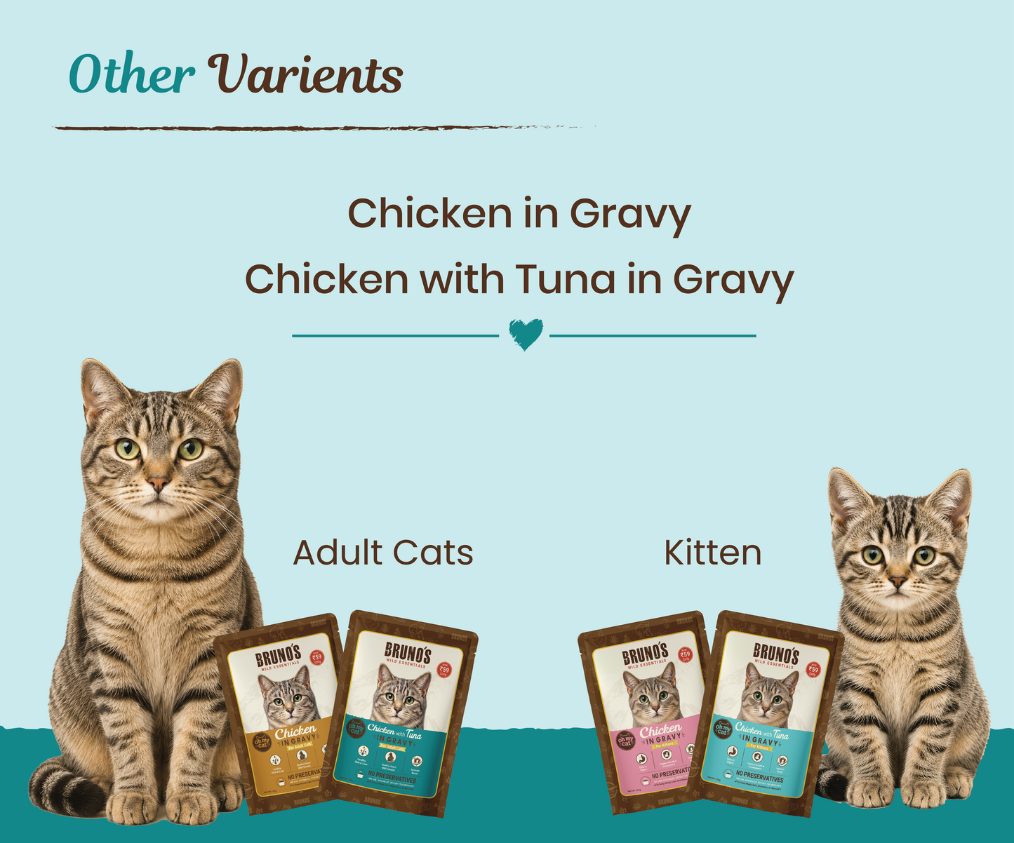 Oh My Cat - Chicken With Tuna in Gravy (Adult)