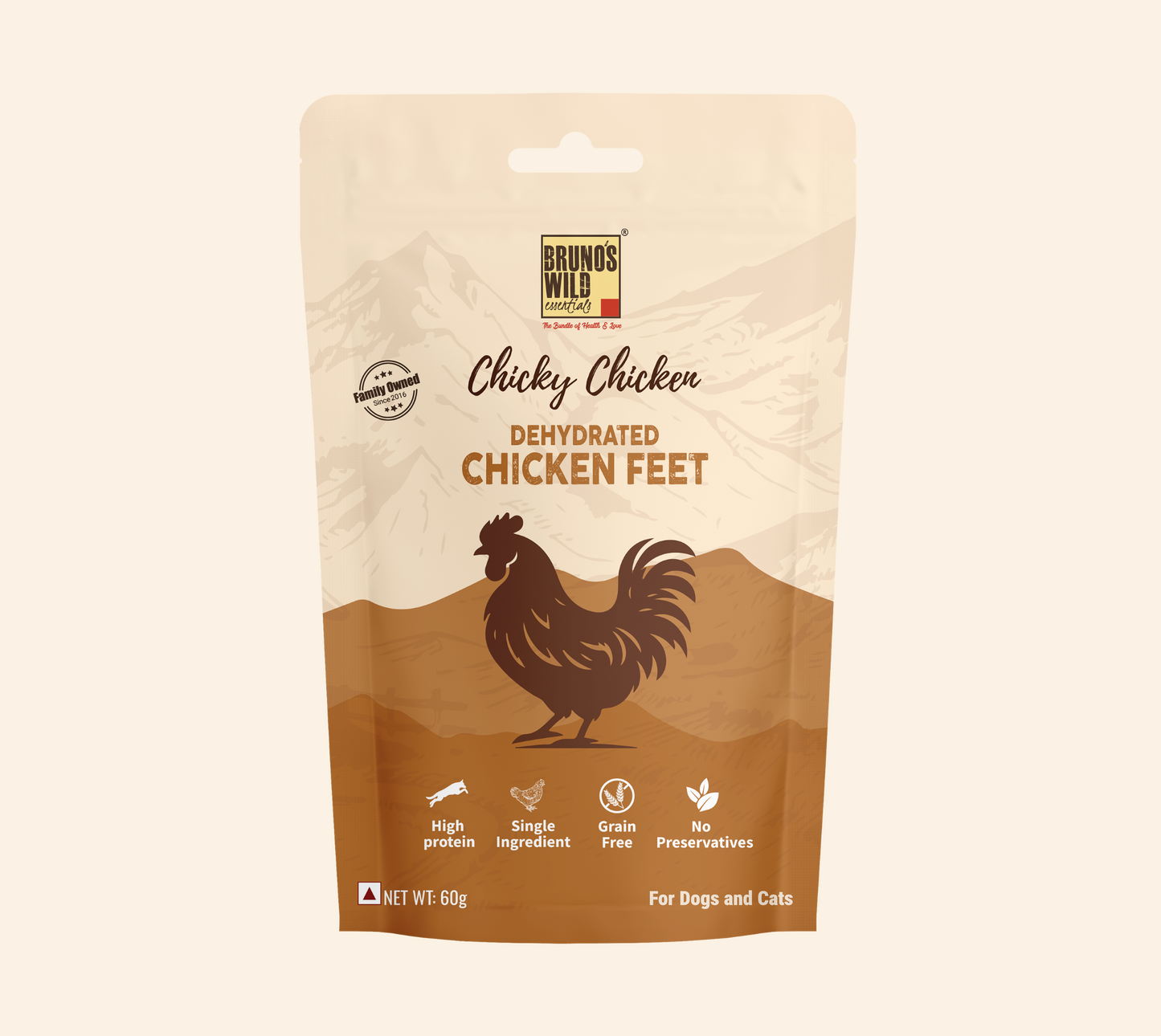 Dehydrated Chicken Feet