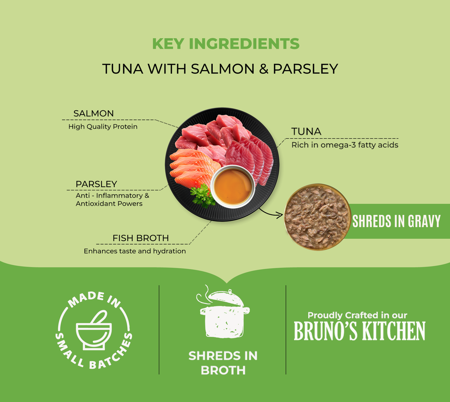 Tuna With Salmon & Parsley-85G