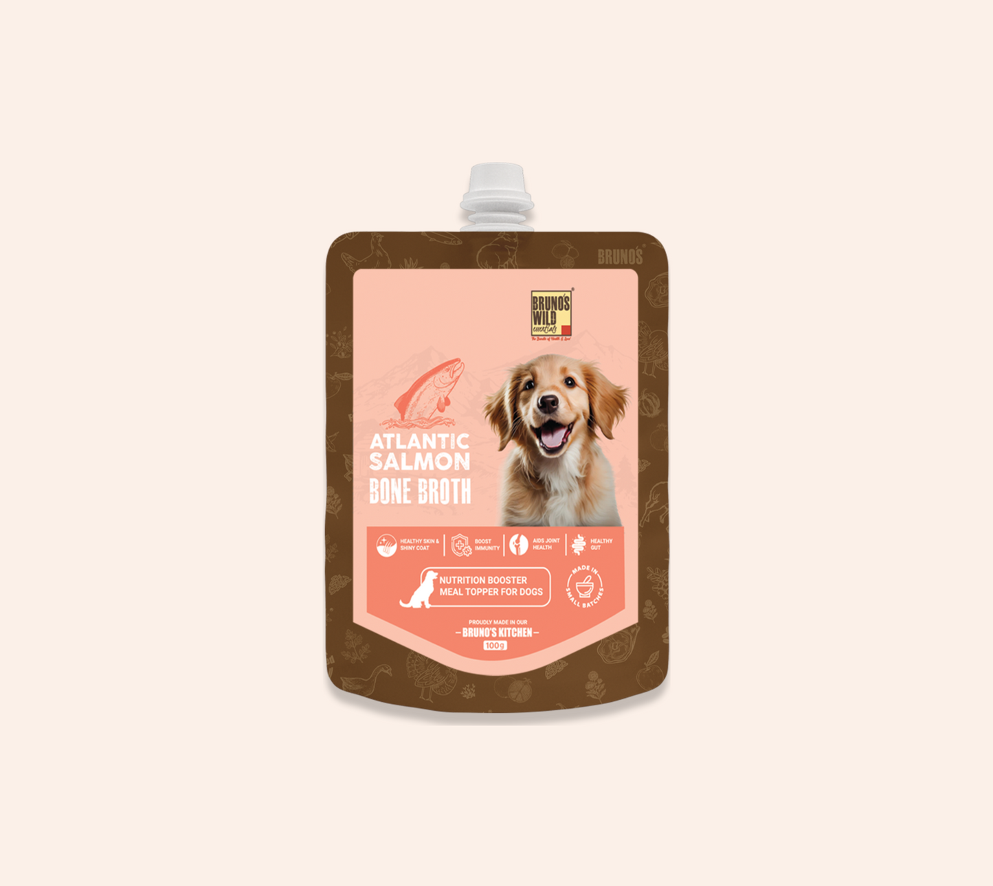 Atlantic Salmon Bone Broth For Dogs