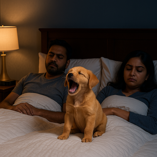 How to Calm a Crying Puppy at Night