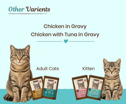 Oh My Cat - Chicken with Tuna in Gravy (Kitten)