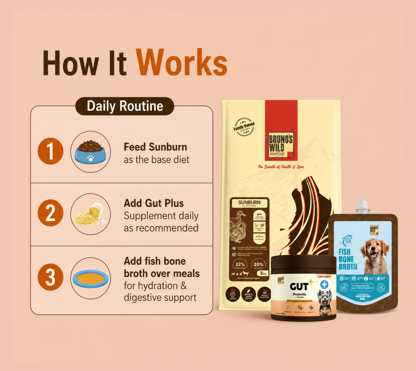 Gut Wellness & Recovery Diet For Dogs
