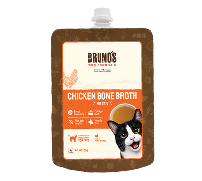 Natural Chicken Bone Broth For Cats 100g