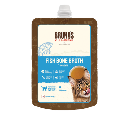 Natural Fish Bone Broth For Cats