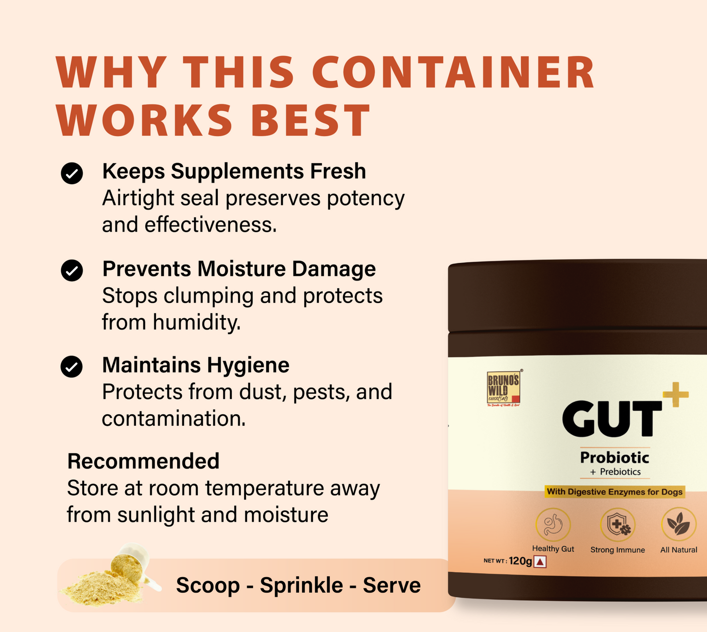 GUT+ Probiotic & Prebiotics