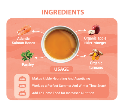 Atlantic Salmon Bone Broth For Cats 100g