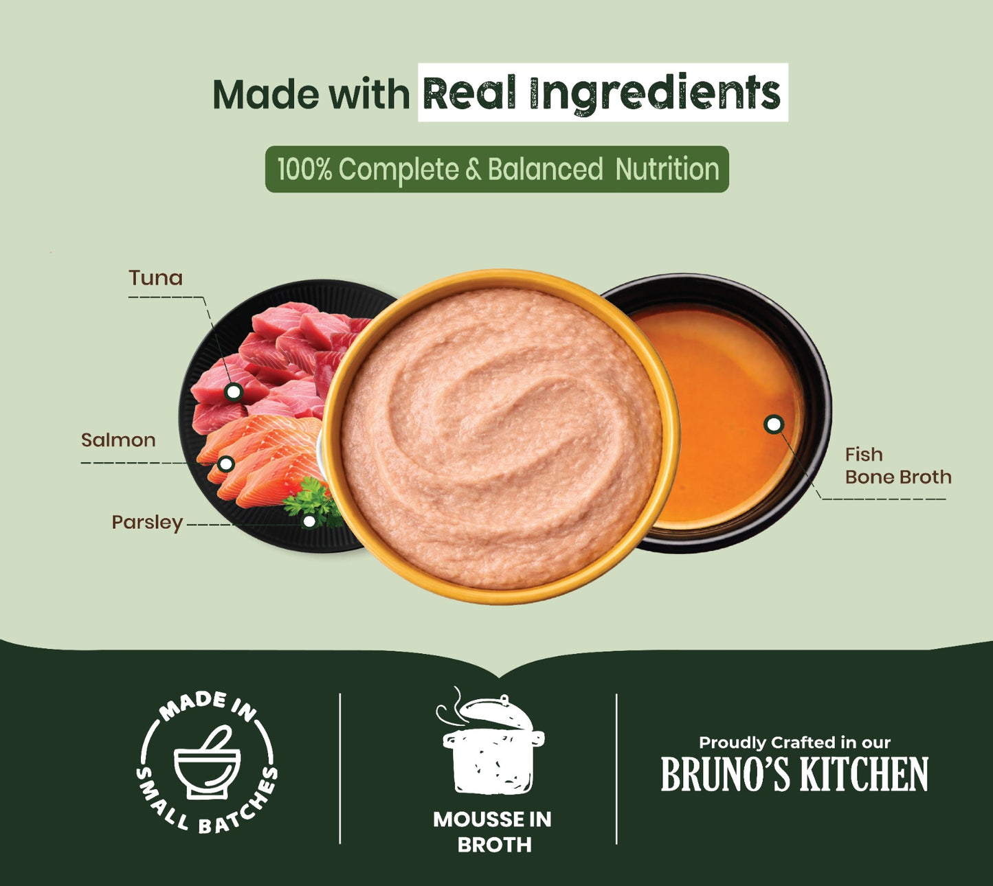 Tuna with Salmon Parsely Mousse 85g