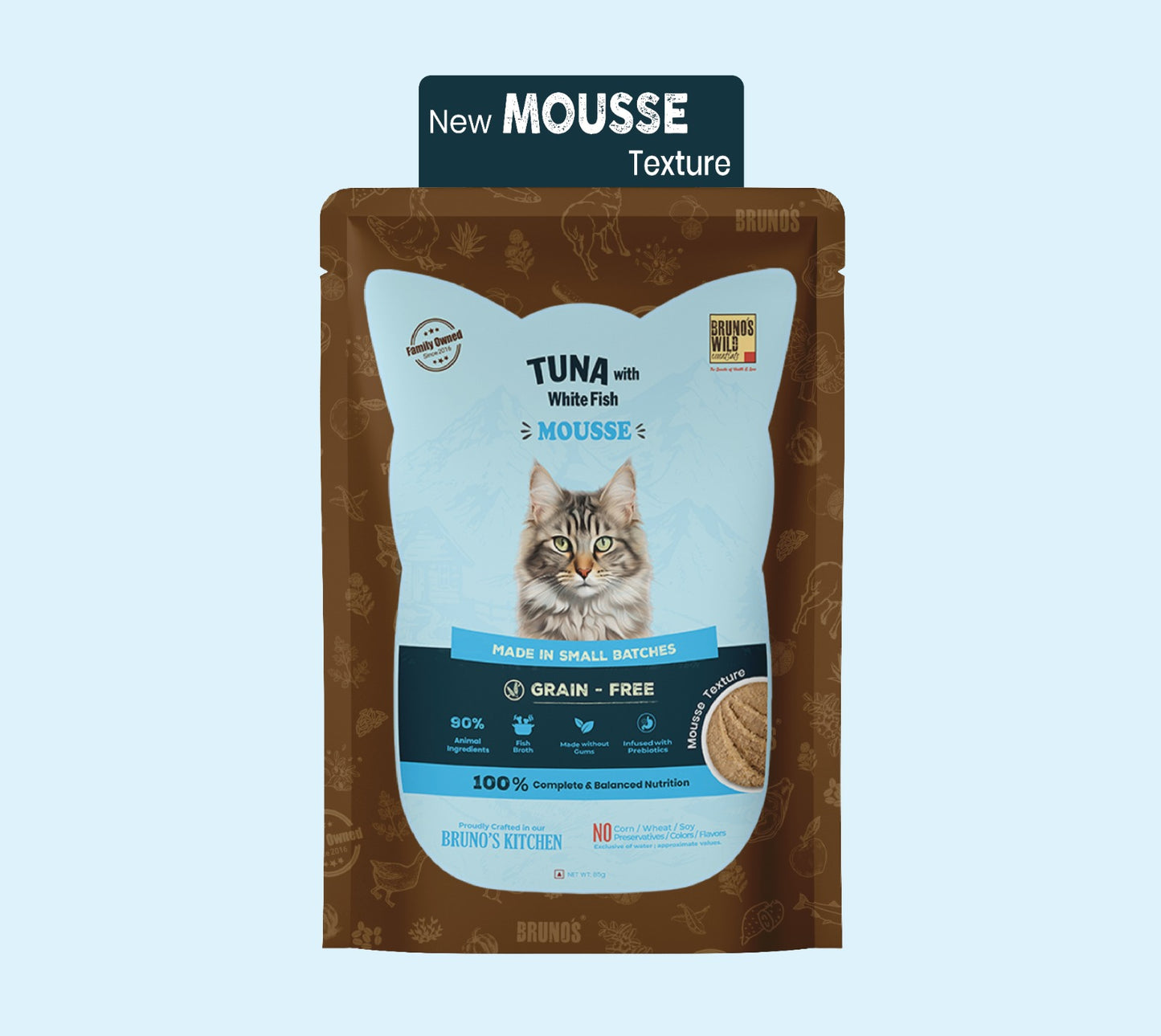 Tuna with Whitefish Mousse 85g