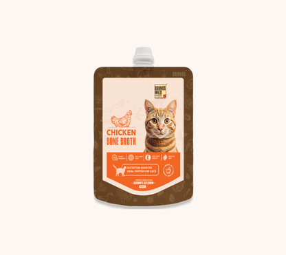 Natural Chicken Bone Broth For Cats 100g
