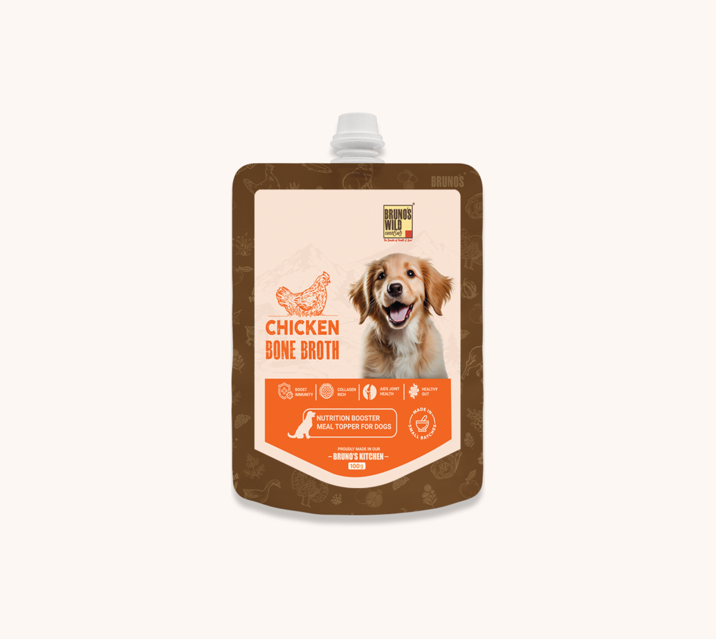 Natural Chicken Bone Broth For Dogs