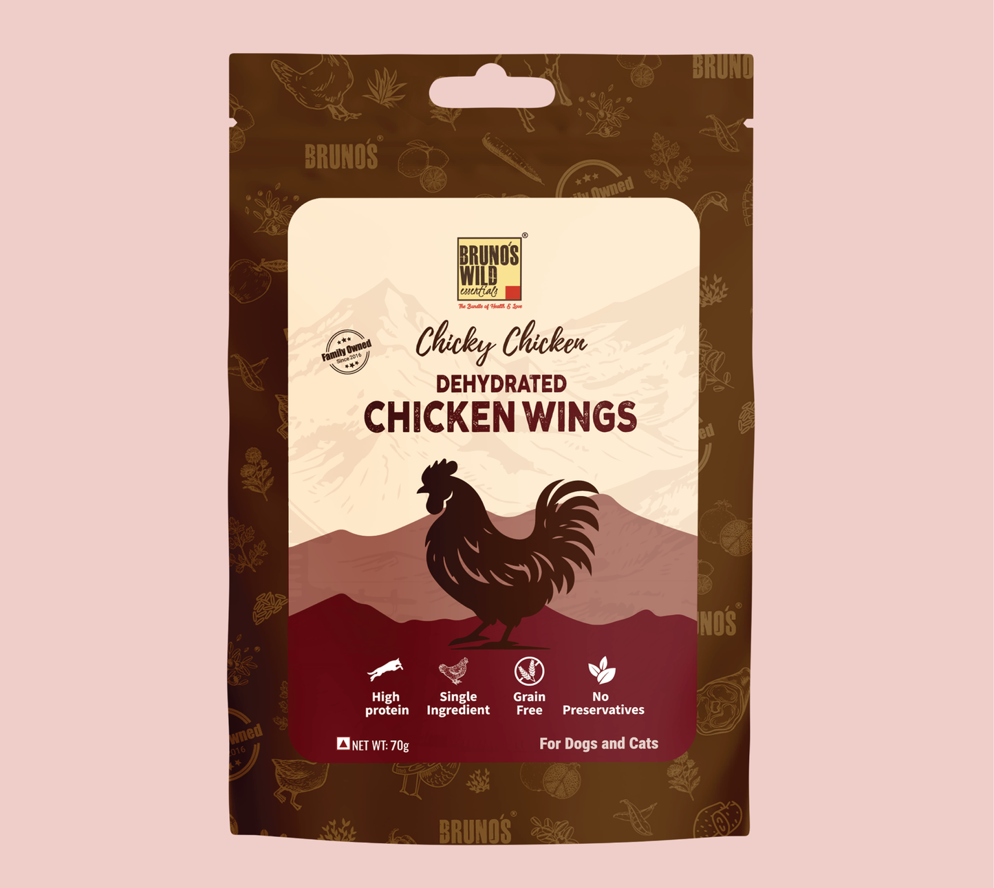 Dehydrated Chicken Wings