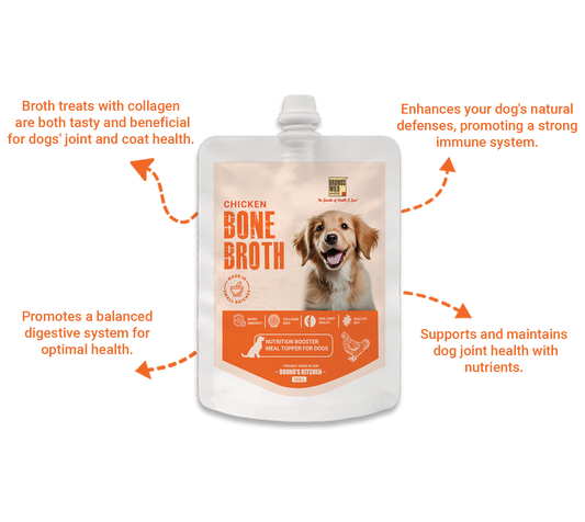 Natural Chicken Bone Broth For Dogs 100g