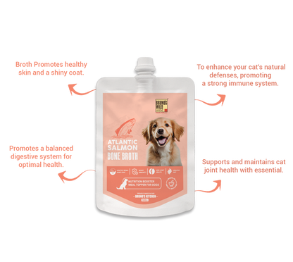 Atlantic Salmon Bone Broth For Dogs 200g