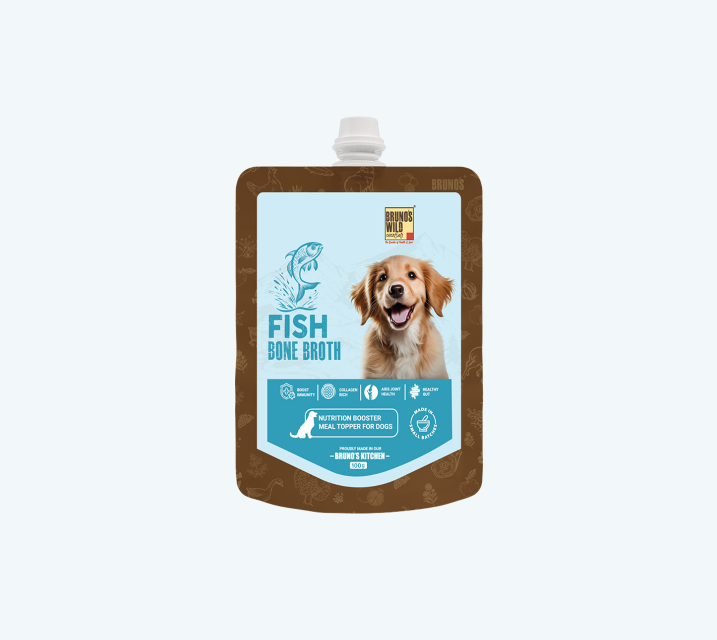 Natural Fish Bone Broth For Dogs